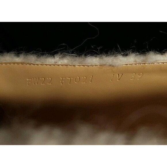 KIMHEKIM Boucle Ballerina Flats Size 39 US 9 Ivory - Picture 10 of 13